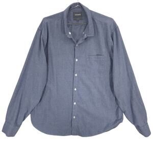 Bonobos Shirt Mens XL Blue Standard Fit Casual Preppy Long Sleeve Button Down